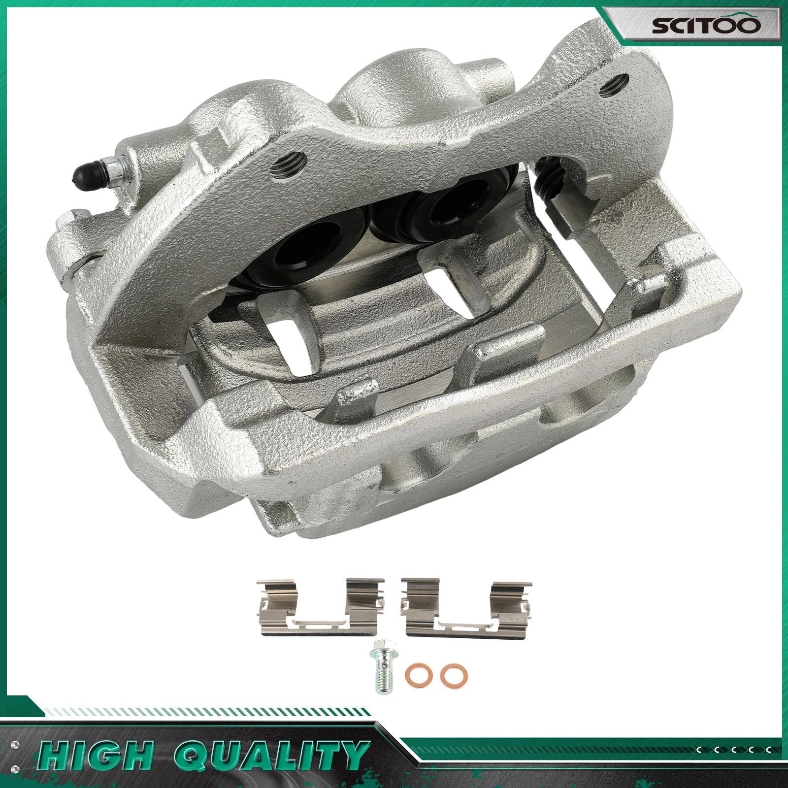 Front Left Brake Caliper w/ Bracket for Cadillac SRX (2010–2016)