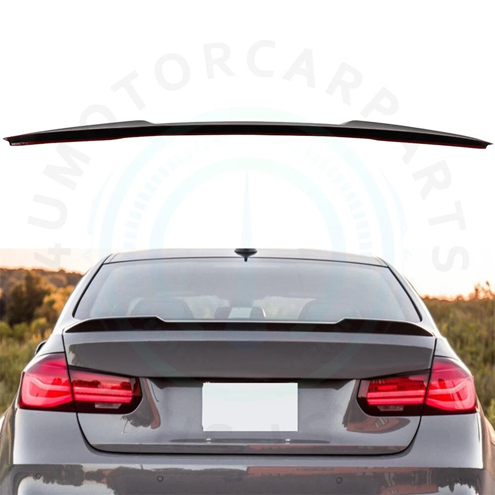 Black Rear Spoiler Wing for BMW F82 M4 Coupe (2015–2019) Carbon Fiber
