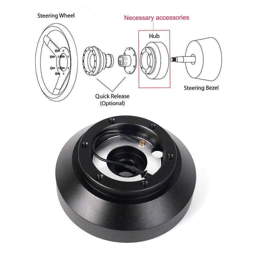 Steering Wheel Short Hub Adapter for BMW E30 M3 M5 318i 325e 528e