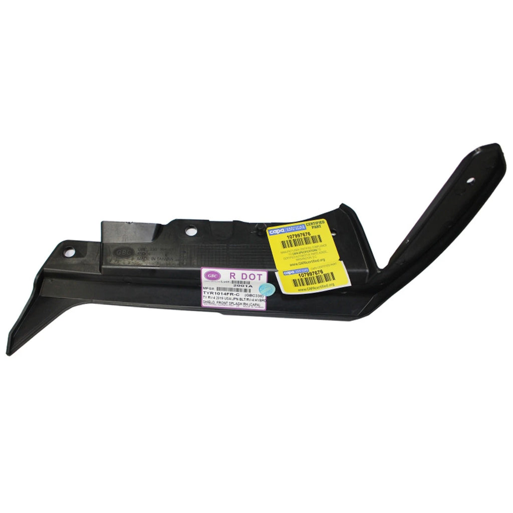 Replacement Polypropylene Front Passenger Side Fender Splash Shield for Chevrolet Camaro (2010–2015)