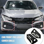 Fog Light Grille Cover Trim Pair for Honda Civic (2020–2021)