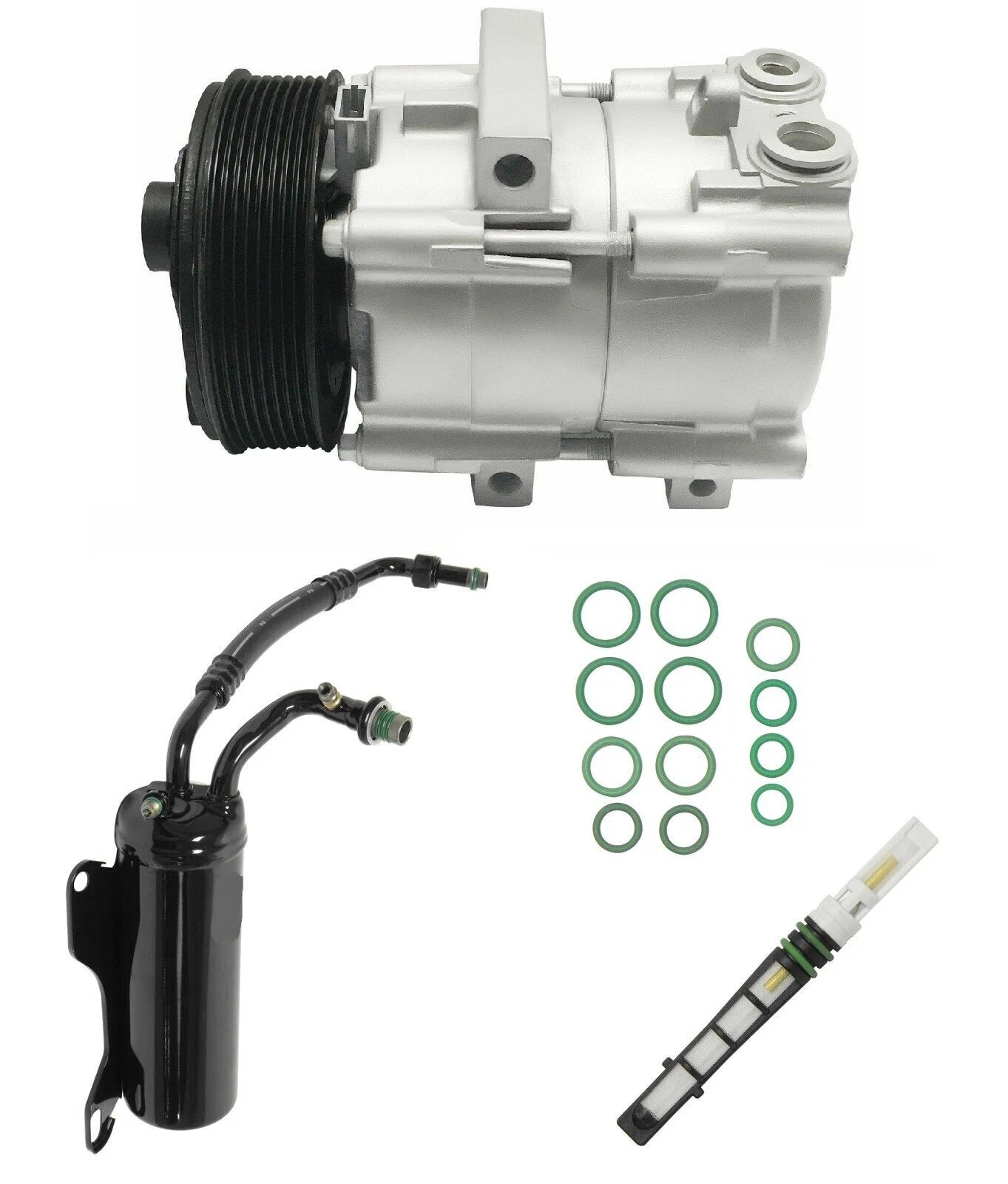 AC Compressor Kit OEM Replacement for Ford E-450 Super Duty (2007–2007)