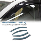 Set of 4 Window Deflectors for Hyundai Accent Sedan (2006–2010)