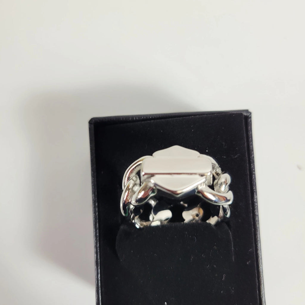 Men's Ring for Harley-Davidson (Stainless Steel, Bold Chain-Link Design)