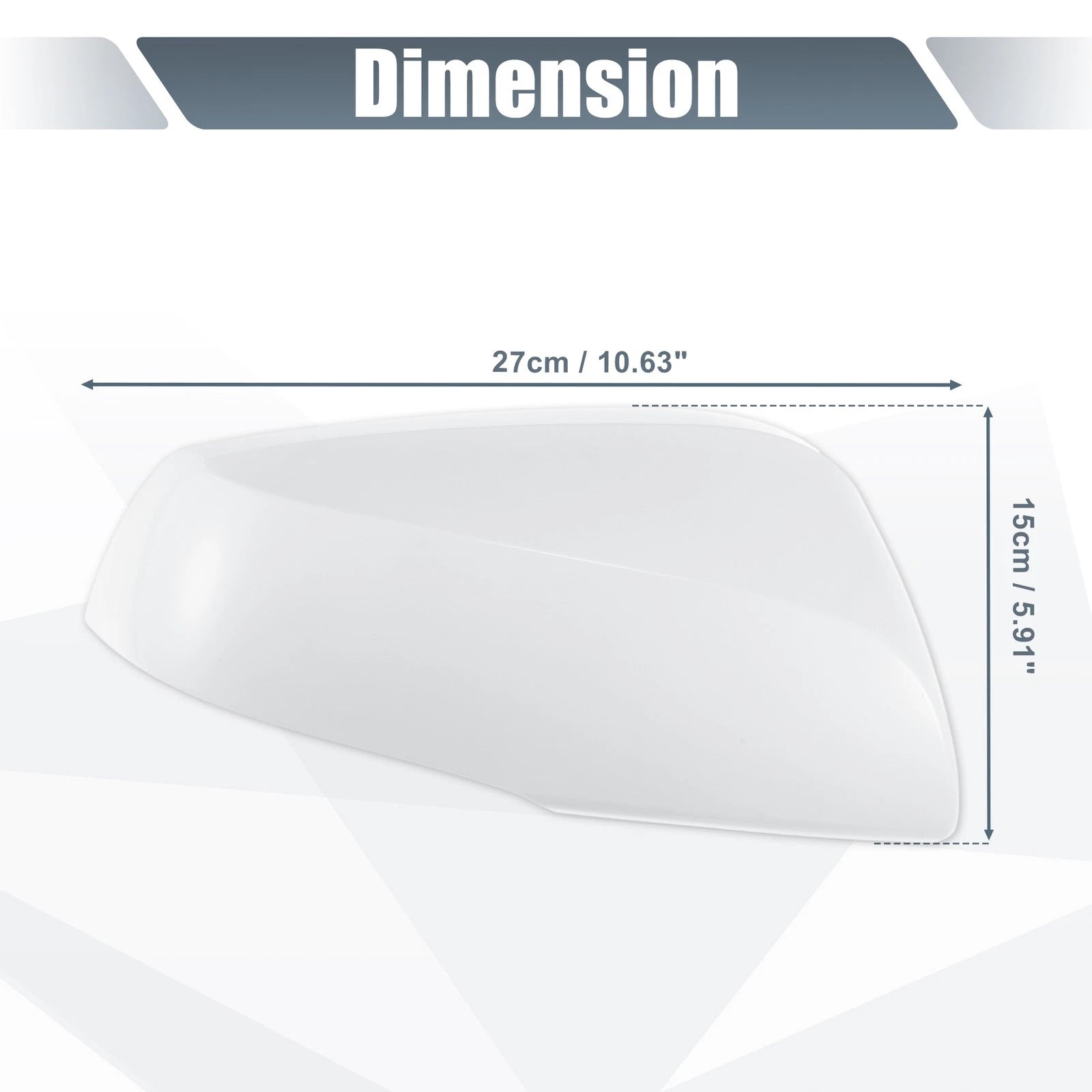 Right Side Mirror Cover Cap for Toyota RAV4 (2019–2023) - White