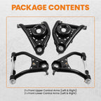Front Tubular Control Arms Set for Chevrolet Camaro & Nova (1967–1974)