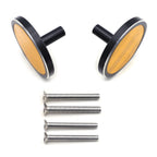 Orange Round Reflector Frame Slider for Sport & Street Bike