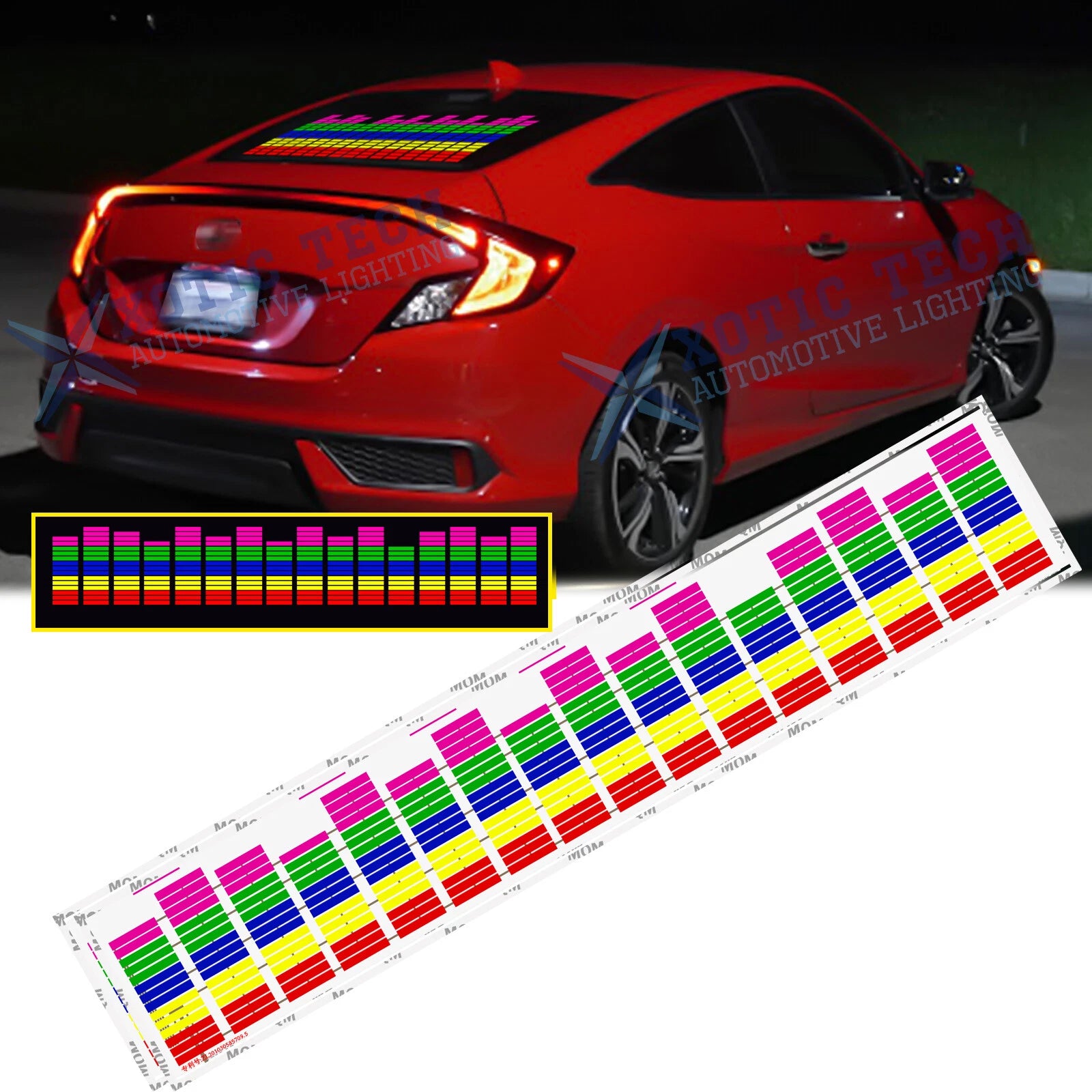 Music Color Rhythm LED Flash Light Sound-Activated Equalizer Lamp for Car (2020–2024)