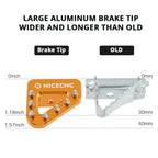 CNC Extended Brake Pedal Step Plate for KTM 125 SX SXS EXE (2000–2003)