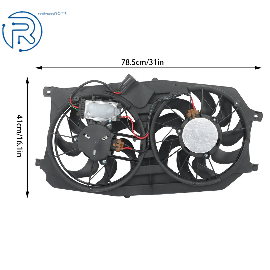 Radiator Cooling Fan for Ford Five Hundred Freestyle (2005–2007) W/ Module