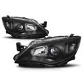 Projector Headlight Set for Subaru Impreza (2008–2011) OE Style Black Housing