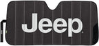 Jeep Logo Matte Black Windshield Sunshade for Jeep (2010–2023)