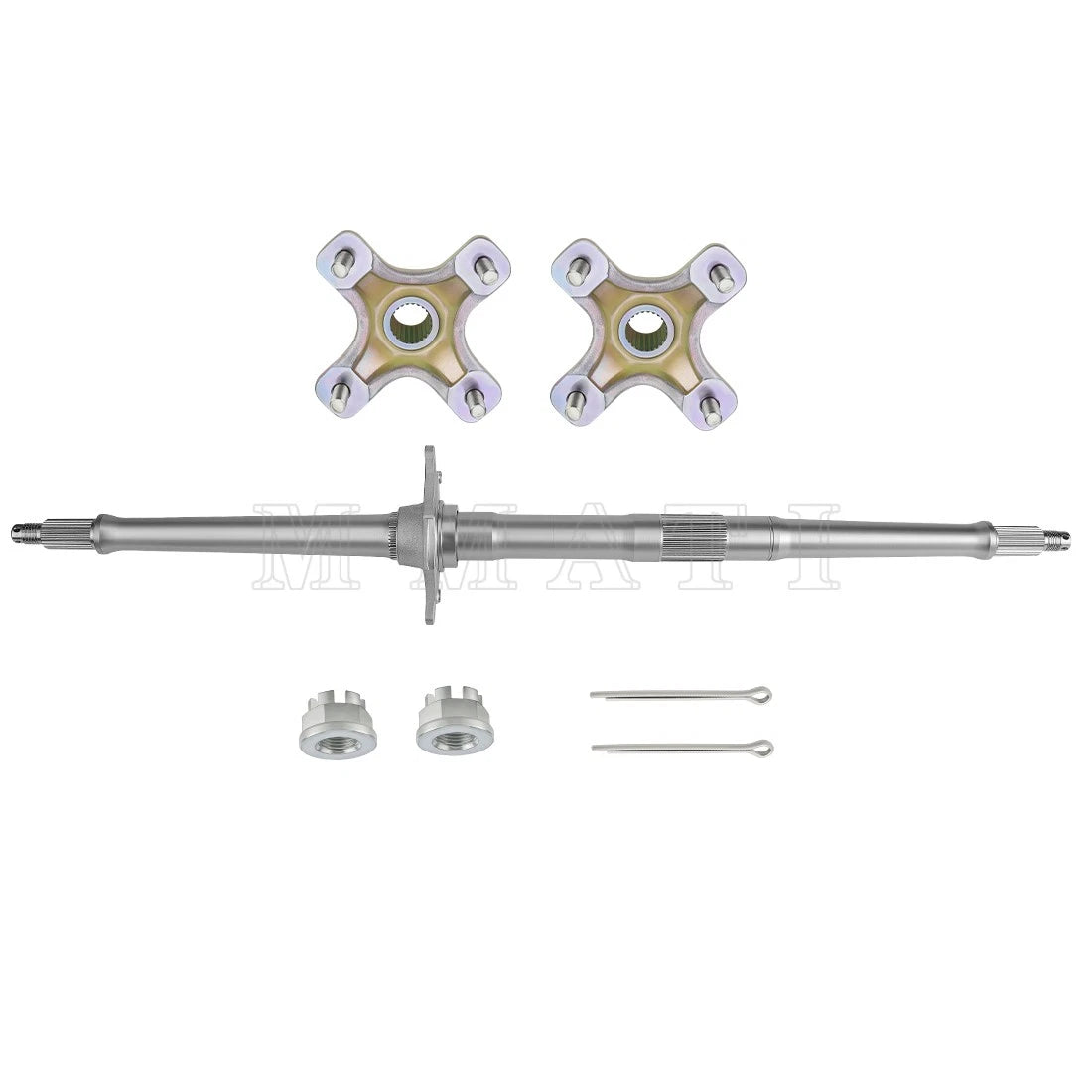 Rear Axle Shaft & Hubs for Honda Sportrax 450 TRX450R TRX450ER (2004–2014)