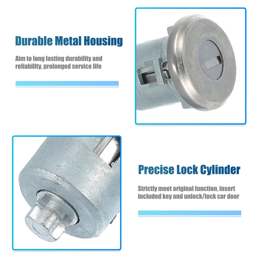 Set of 1 Door Lock Cylinder with Keys for Chevy Truck C10 C20 C30 1500 (1973–1987)