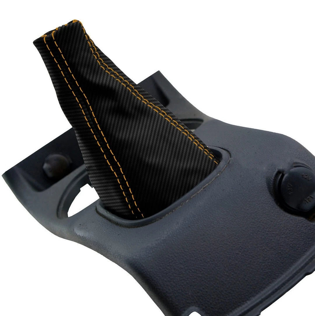 Manual Shift Boot for Chevrolet Cobalt (2005–2010) Carbon Orange Stitch