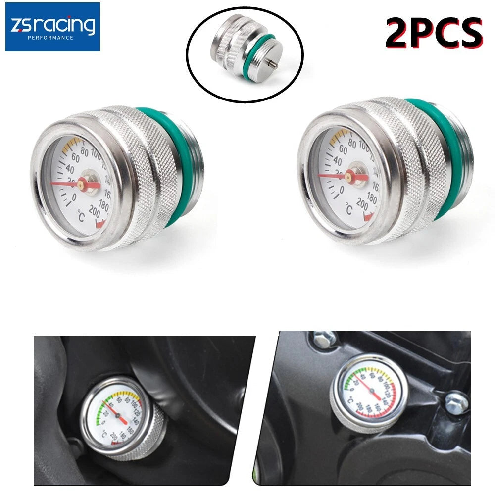 2X Fuel Tank Cap for M30X1.5 Engine Valve Cover