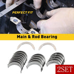 Set of 2 Main Rod Bearings for Kia Optima Hyundai Sonata (2006–2016)