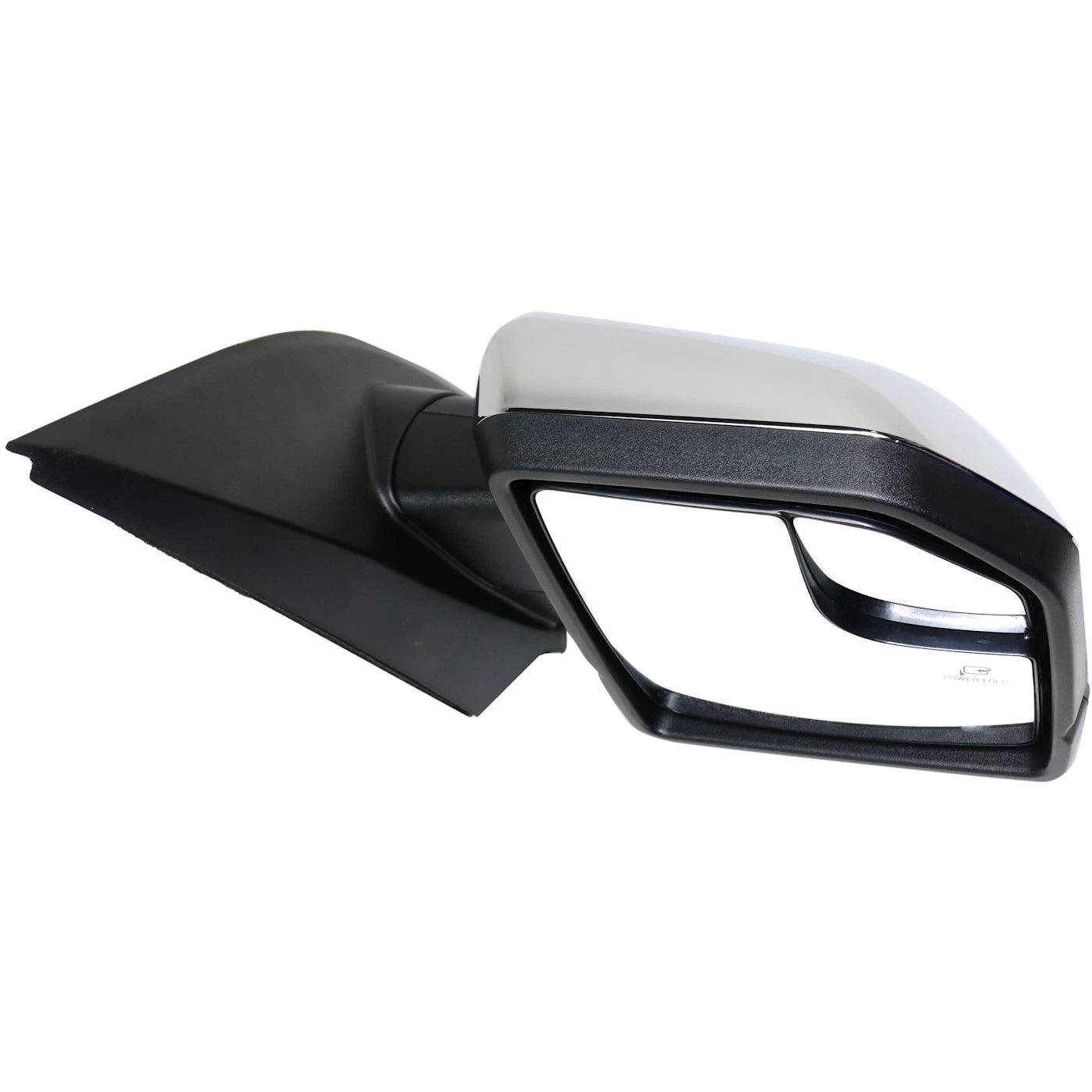 Set of 2 Heated Chrome Mirrors for Ford F-150 (2015–2018) with Memory & Puddle Light