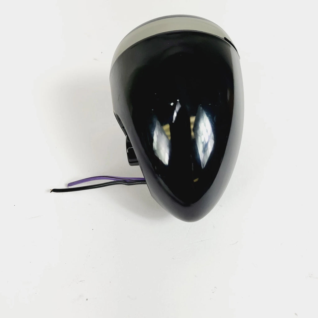 Gloss Black Turn Signal Housing with Smoke Lens for Harley-Davidson (OEM)