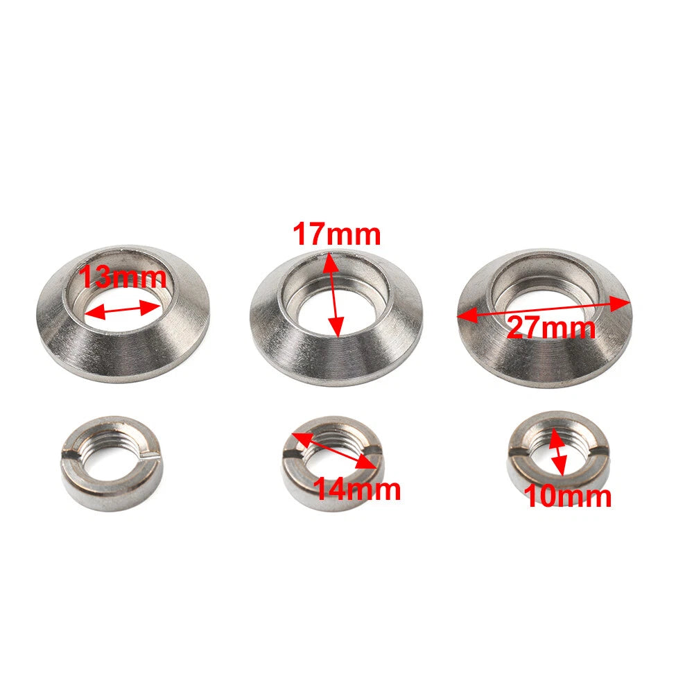 Set of 4 Dashboard Switch Bezel Nuts for Jeep Cherokee CJ5 CJ6 CJ7 CJ8