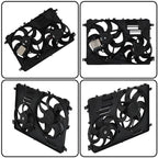 Engine AC Radiator Cooling Fan Assembly for Volvo V70 XC60 XC70 (2008-2016)