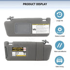 Driver Sun Visor for Toyota Tacoma (2005–2015) with Extension & Mirror