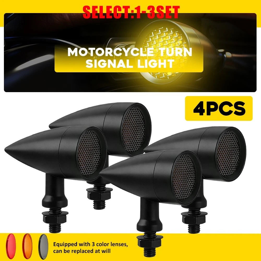2X Bullet LED Turn Signal Blinker Lights for Hyosung (2014–2012)
