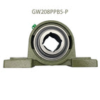 1-1/8" Square Disc Pillow Block Bearing for Tufline TPBT60 (GW208PPB5-P)