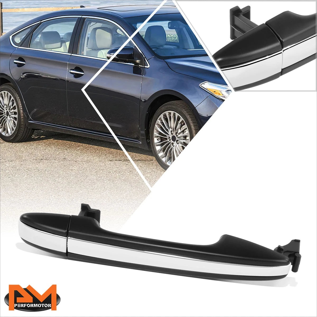 Set of 2 Exterior Outer Door Handles for Subaru Impreza/Outback (2012–2019)