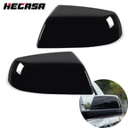 Gloss Black Side Mirror Cover Caps for Toyota Tundra Sequoia (2007–2019)