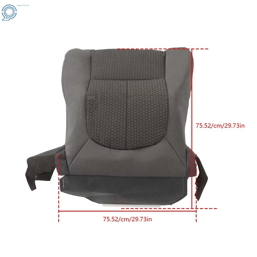 Front Seat Cover for Ford F250 F350 F450 F550 XLT (2011–2016) Gray Cloth