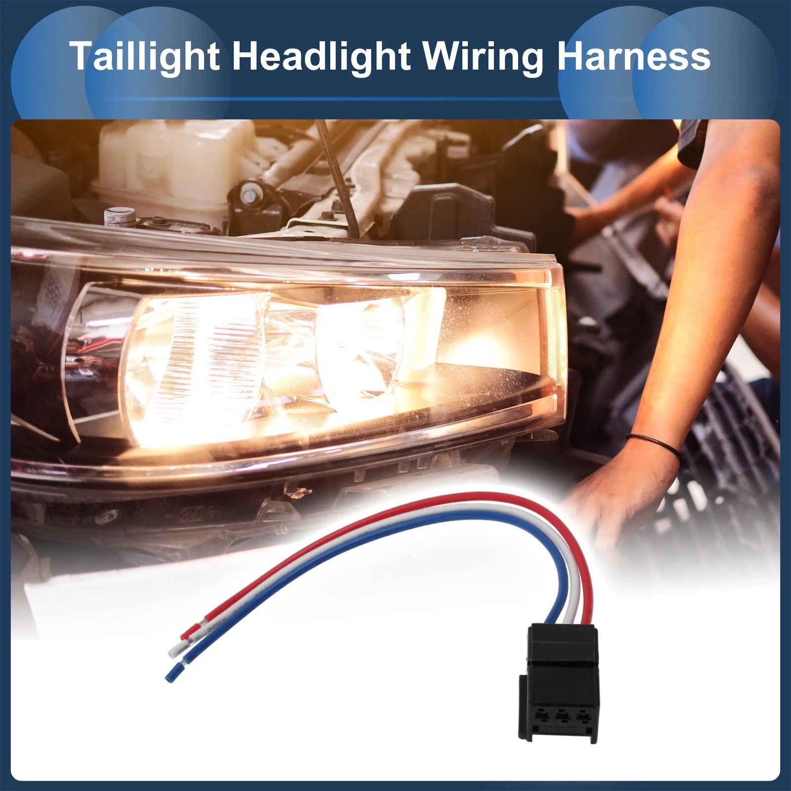 Headlight Wiring Harness Assembly for Volkswagen Golf (No.7N0972703)