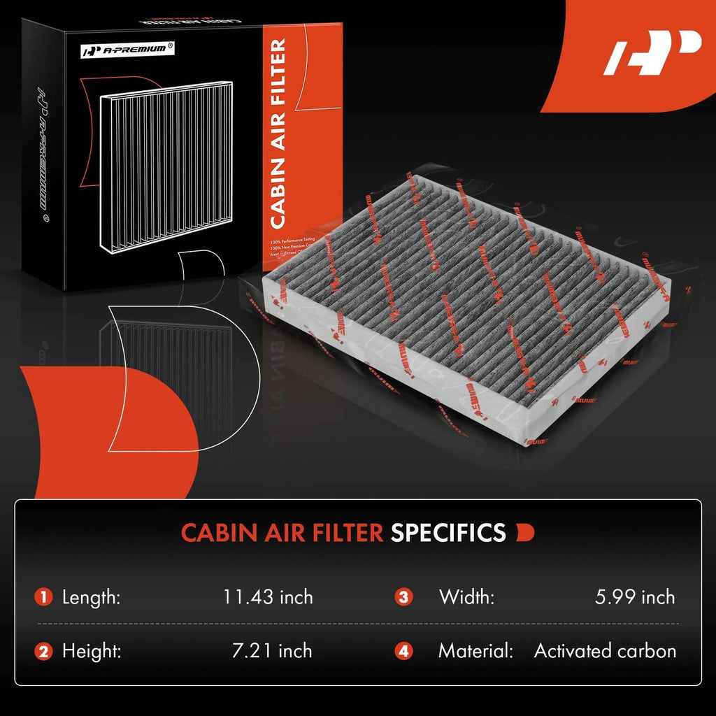 2X Activated Carbon Cabin Air Filter for BMW X5 (2019-2022)