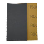 15 Pieces Wet Dry Sandpaper 9x36 Inch 400-3000 Grit for Polishing