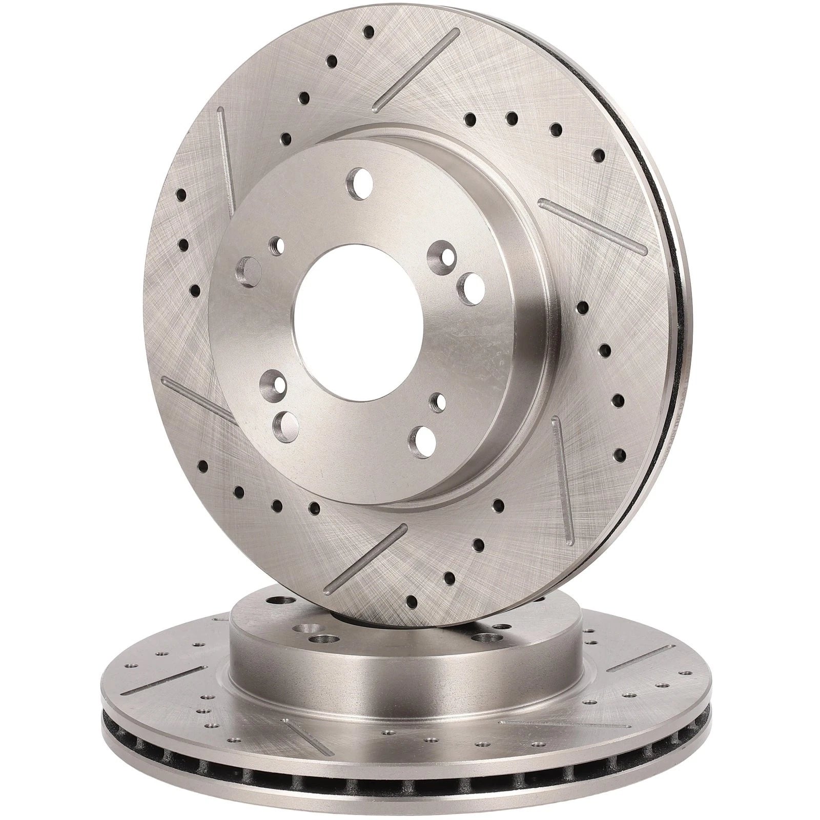 Front Drilled Slotted Brake Rotors for Acura RSX (2002–2006)