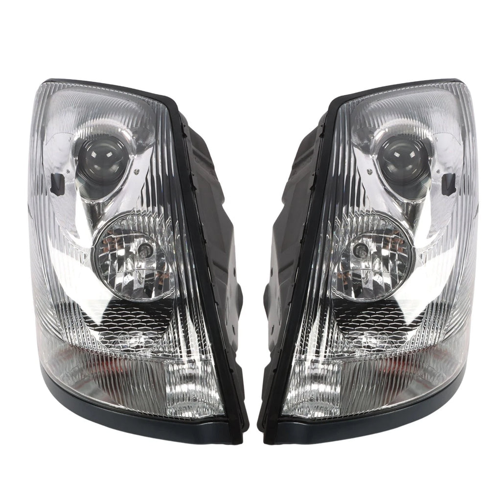 Halogen Headlight Set of 2 for Volvo VNL (2004–2017) Chrome Projector