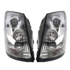 Halogen Headlight Set of 2 for Volvo VNL (2004–2017) Chrome Projector
