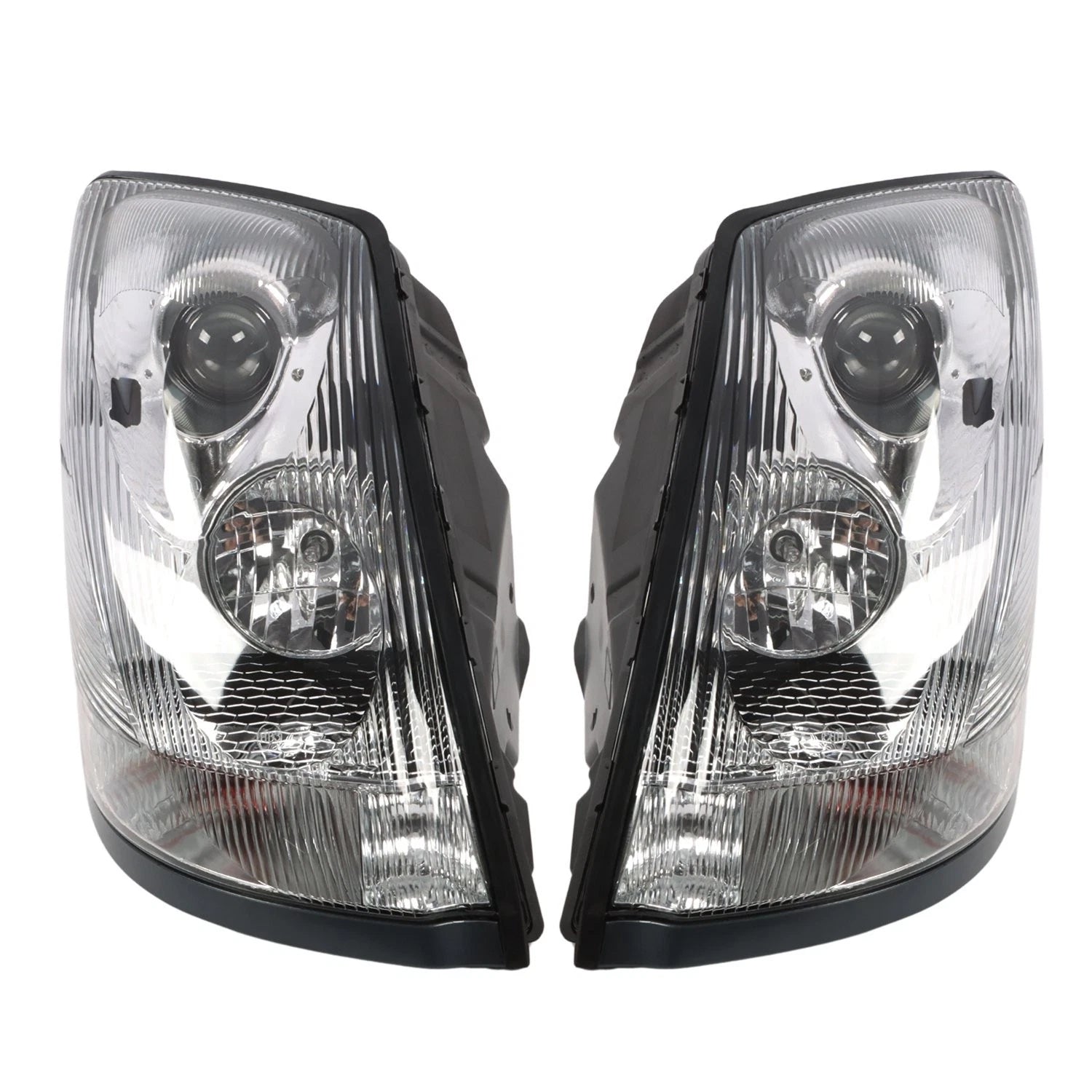 Halogen Headlight Set of 2 for Volvo VNL (2004–2017) Chrome Projector