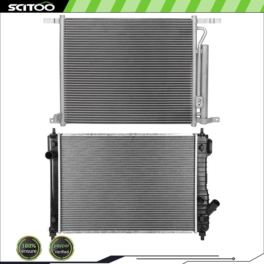 Radiator and A/C Condenser for Chevrolet Aveo5, Pontiac G3 (2009–2011)