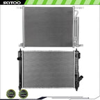 Radiator and A/C Condenser for Chevrolet Aveo5, Pontiac G3 (2009–2011)