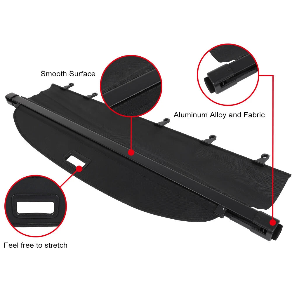 Retractable Rear Cargo Security Trunk Cover for Nissan Murano (2015–2024)