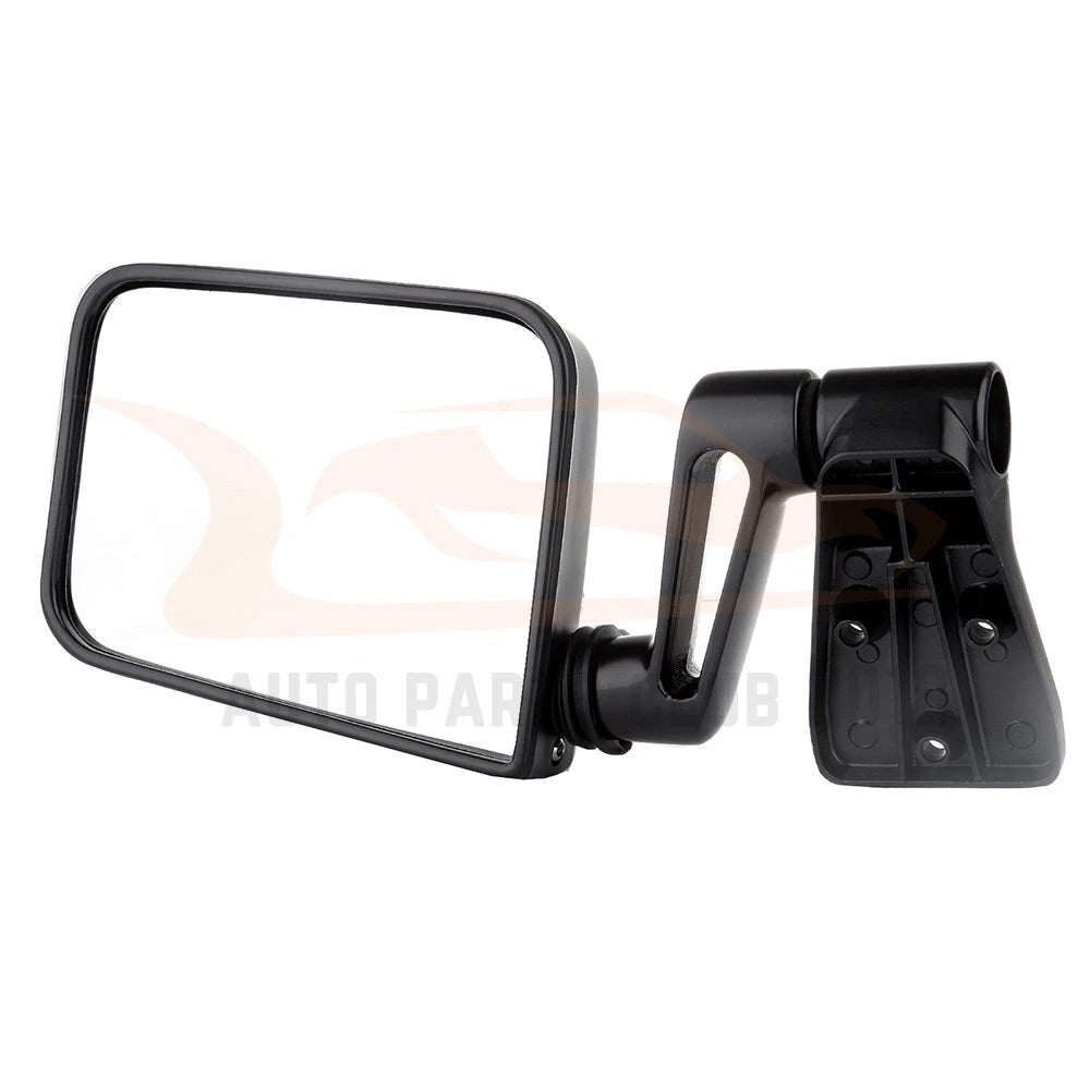 Right Side Folding Manual Black Mirror for Jeep Wrangler (1987-2002)