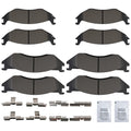8pcs Brake Pads Kit for Dodge Durango (2003–2006) / Ram 1500 (2002–2005)