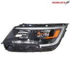 Halogen LED DRL Headlights for Ford Explorer Sport (2016–2018) Black Housing