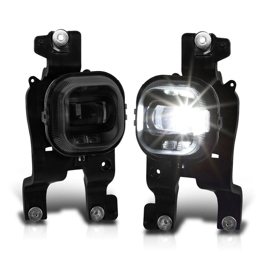 Smoked Lens LED Projector Fog Lights for Ford F250-F550 Super Duty (2008–2010)