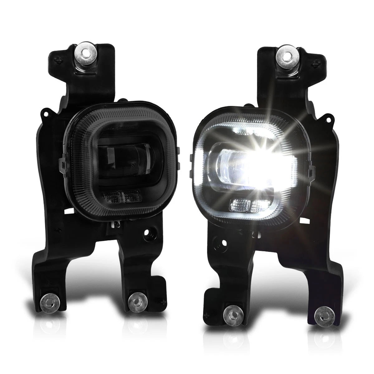 Smoked Lens LED Projector Fog Lights for Ford F250-F550 Super Duty (2008–2010)