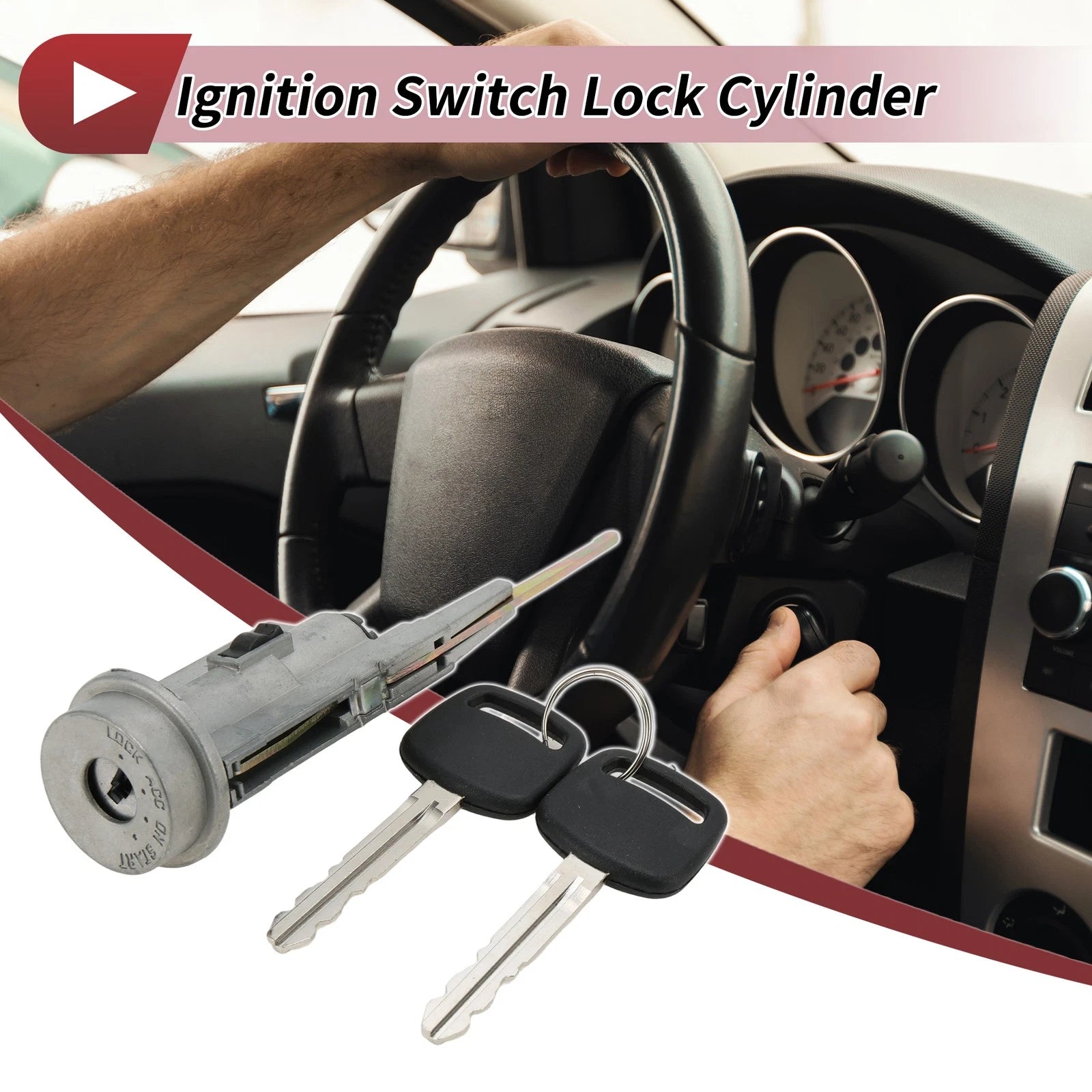 Ignition Lock Cylinder Set for Toyota Tundra (No.6905734030/6905748011)