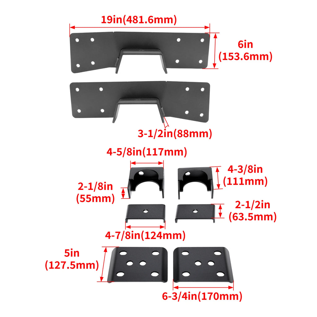 6" Rear Axle Lowering C Notch & Flip Kit for Chevy Silverado Sierra (1999–2006)