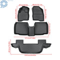 3D All Weather Floor Mats for Ford Explorer (2015–2019)