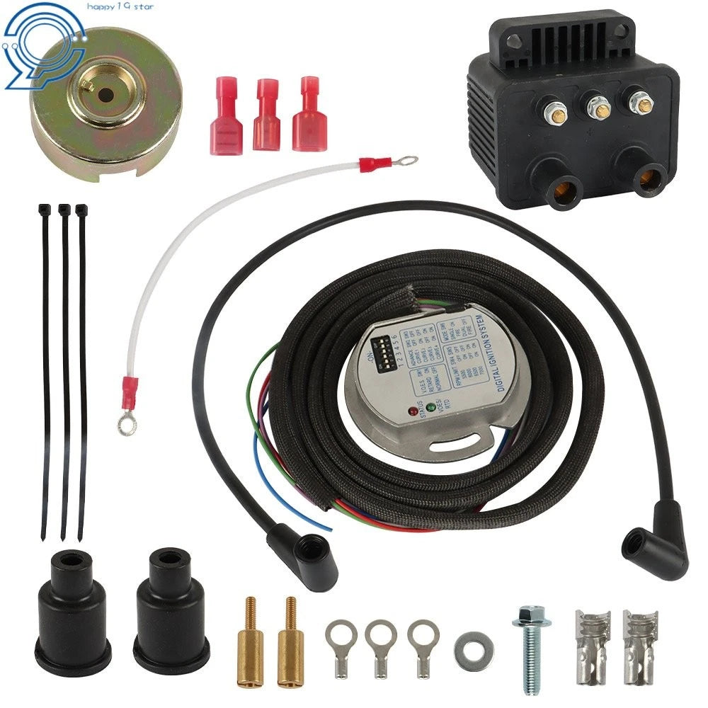 Programmable Single Fire Ignition Kit for Harley Shovelhead EVO XL (1970-2003)